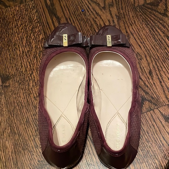 Purple suede cole Haan flats - size 7.5 - Picture 4 of 4